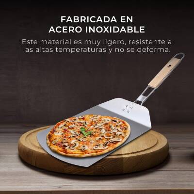 MasterPro BGMP-4871 Paslanmaz Çelik Pizza Küreği 57,8x24,2x3,4 cm - 4