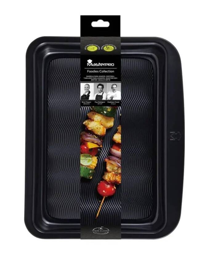MasterPro BGMP-7339 Karbon Çelik Pişirme Fırın Tepsisi 35,5x28,1x5 cm - 1