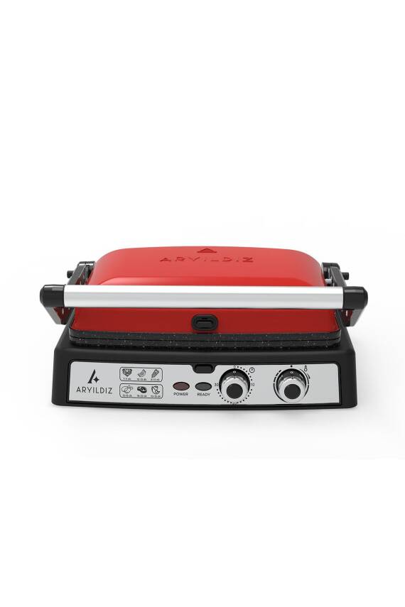 Multi Grill Tost Makinesi Kırmızı - 3