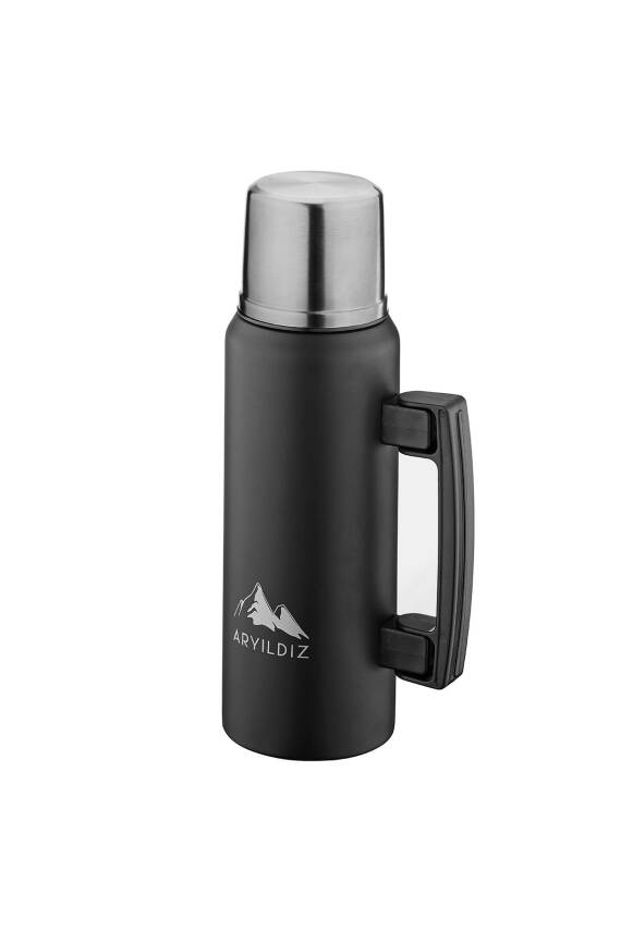 Nature Camp Taşınabilir Termos Siyah 1,5 Litre - 2