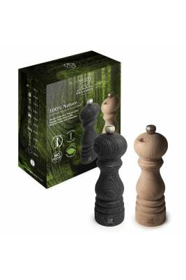 Peugeot 097SCR41854 Nature Duo Karabiber Ve Tuz Değirmeni 18 Cm - 1