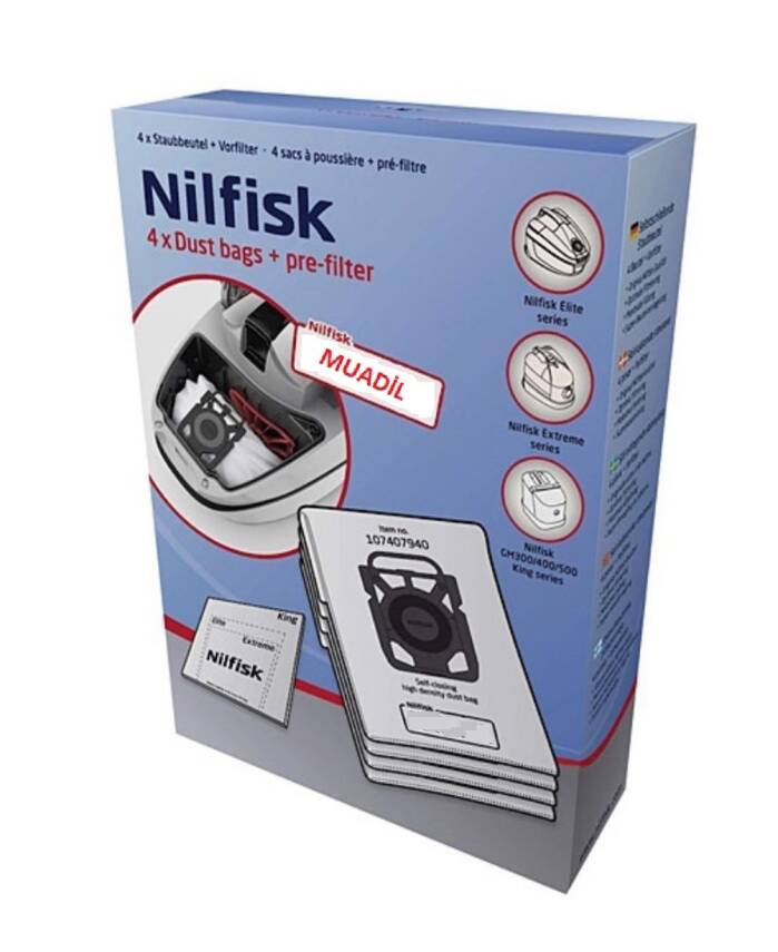Nilfisk Elite Serisi Toz Torbası (Muadil) - 1