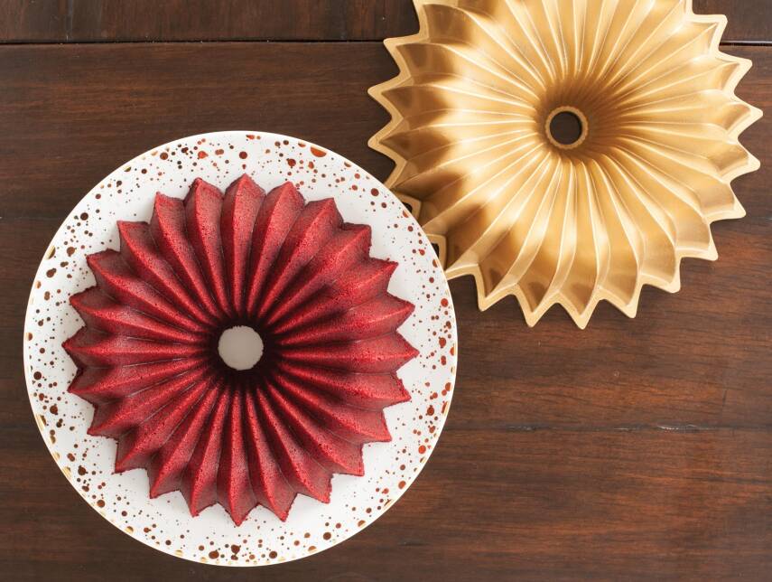 Nordicware 85777 Brillance Bundt Kek Kalıbı - 5 Cup Gold - 5