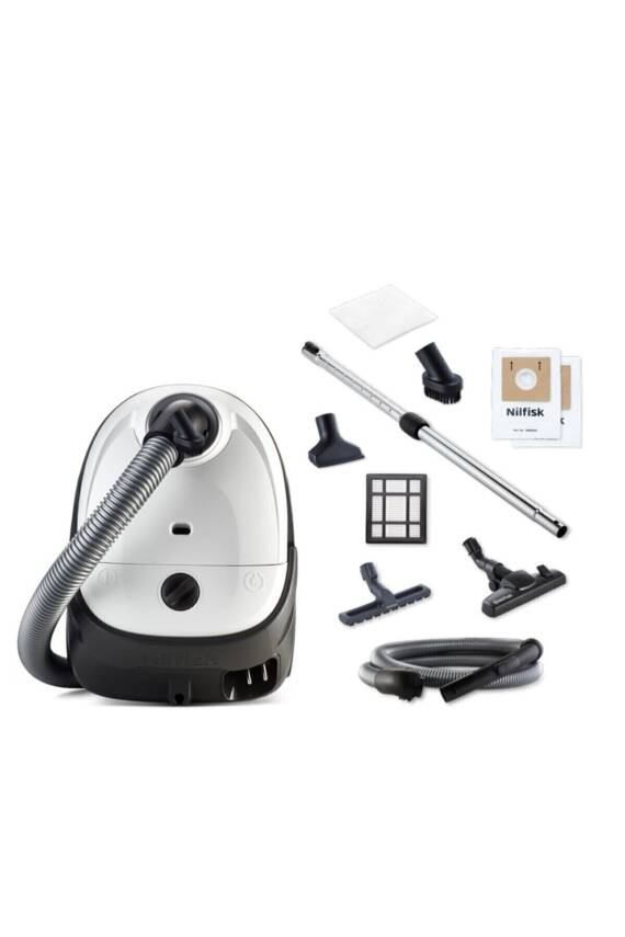 One Allergy 750 W Toz Torbalı Elektrikli Süpürge, Beyaz - 1