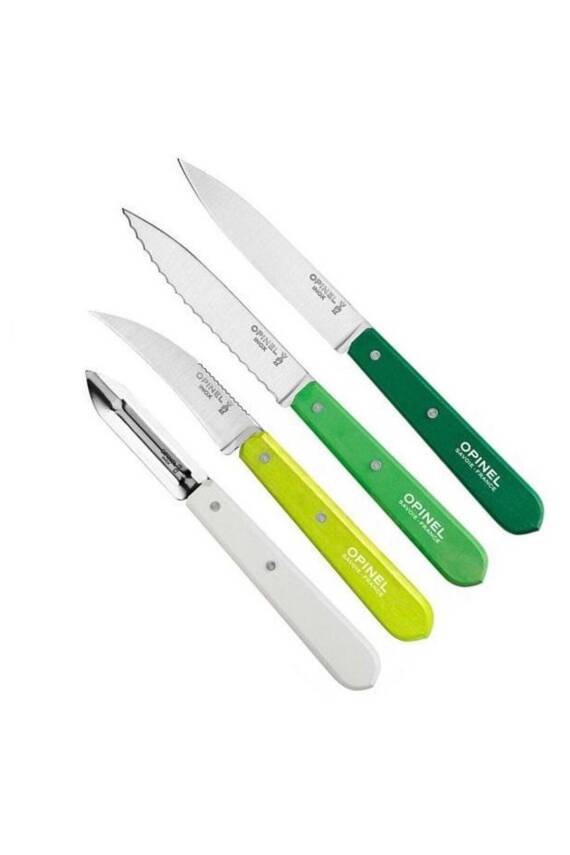 Opinel OP-001709 Les Essentials Primavera 4'lü Bıçak Seti - 1