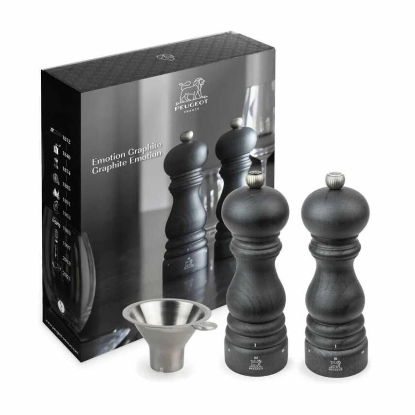 Peugeot 097SCR41830 Emotion Graphite Paris U'Select Biber Ve Tuz Değirmeni 18 Cm - 1