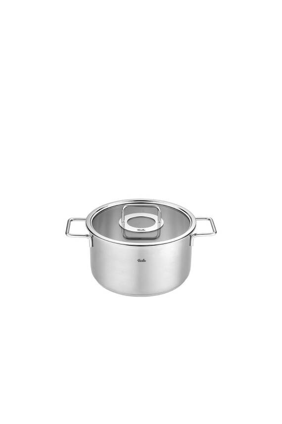 Fissler Pure Collection 8 Parça Cam Kapak Çelik Tencere Seti - 3
