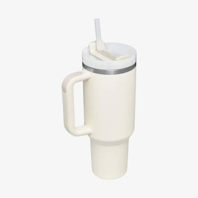 Stanley Quencher Pipetli Termos Bardak 1.18 Lt Krem - 2