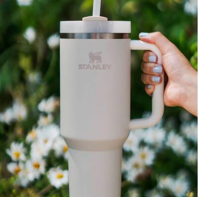 Stanley Quencher Pipetli Termos Bardak 1.18 Lt Krem - 4