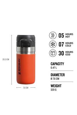 Quick Flip Serisi 0.47l Kilit Mekanizmalı Su Termosu - 2