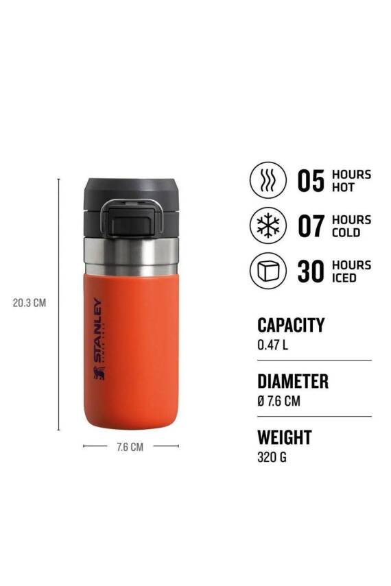 Quick Flip Serisi 0.47l Kilit Mekanizmalı Su Termosu - 2