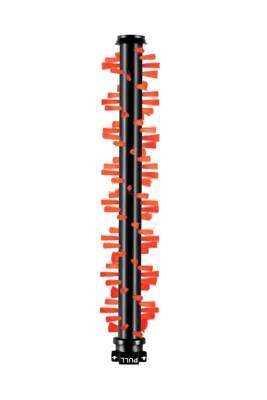 Siyah Crosswave Halı Ve Kilim Için Rulo Fırça Resmi Distribütör Garantili - 1