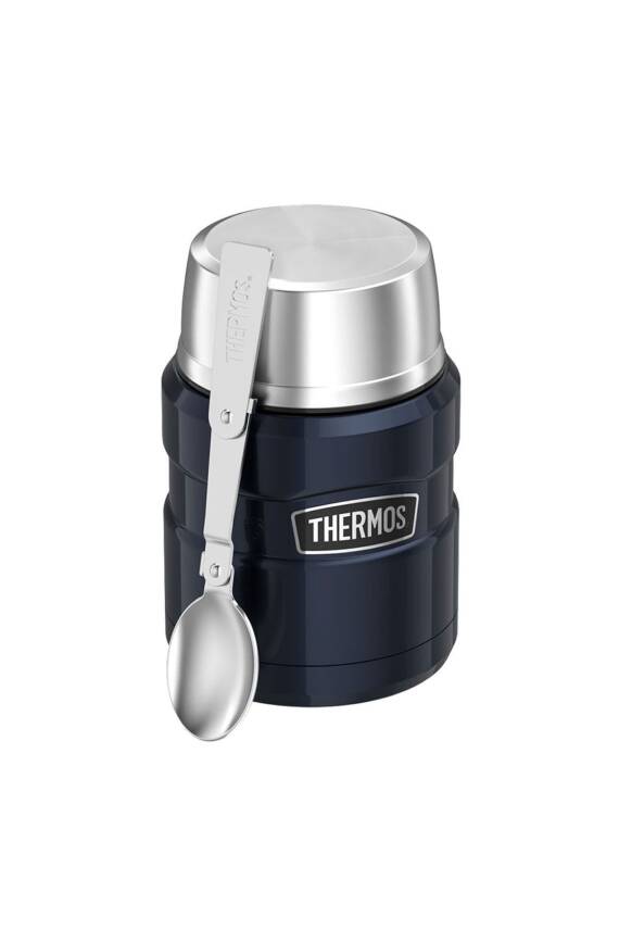 Thermos 101470 Stainless King 0,47 Litre Mavi Yemek Termosu - 1