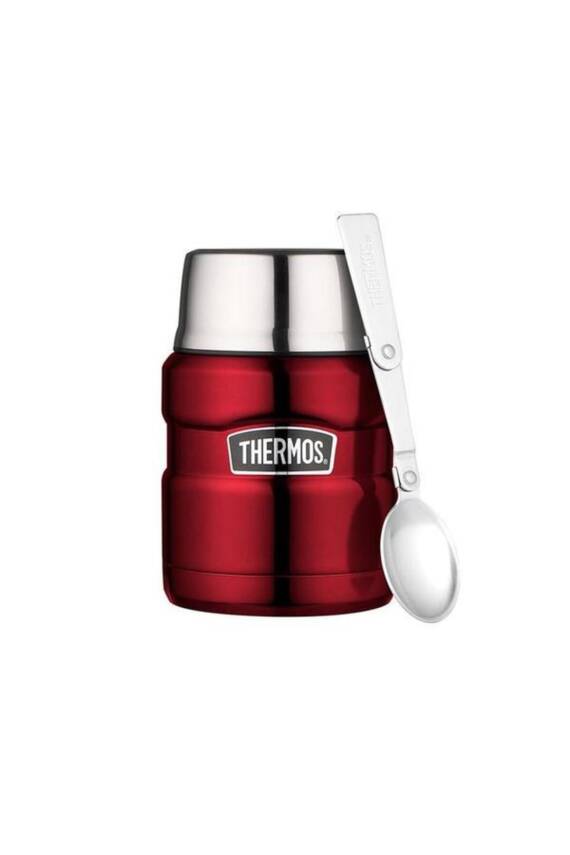 Thermos 184807 Stainless King 0,47 Litre Kırmız Yemek Termosu - 1