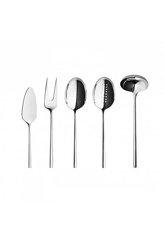 slcshp 1001 5 Parça Servis Takımı, 500.01.01.6081, Standart, Inox cloydx 1061052 - 1
