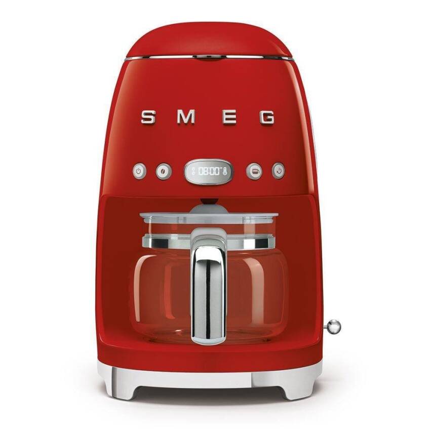 Smeg DCF02RDEU Retro Kırmızı 1.4 Litre 10 Bardak Filtre Kahve Makinesi - 1