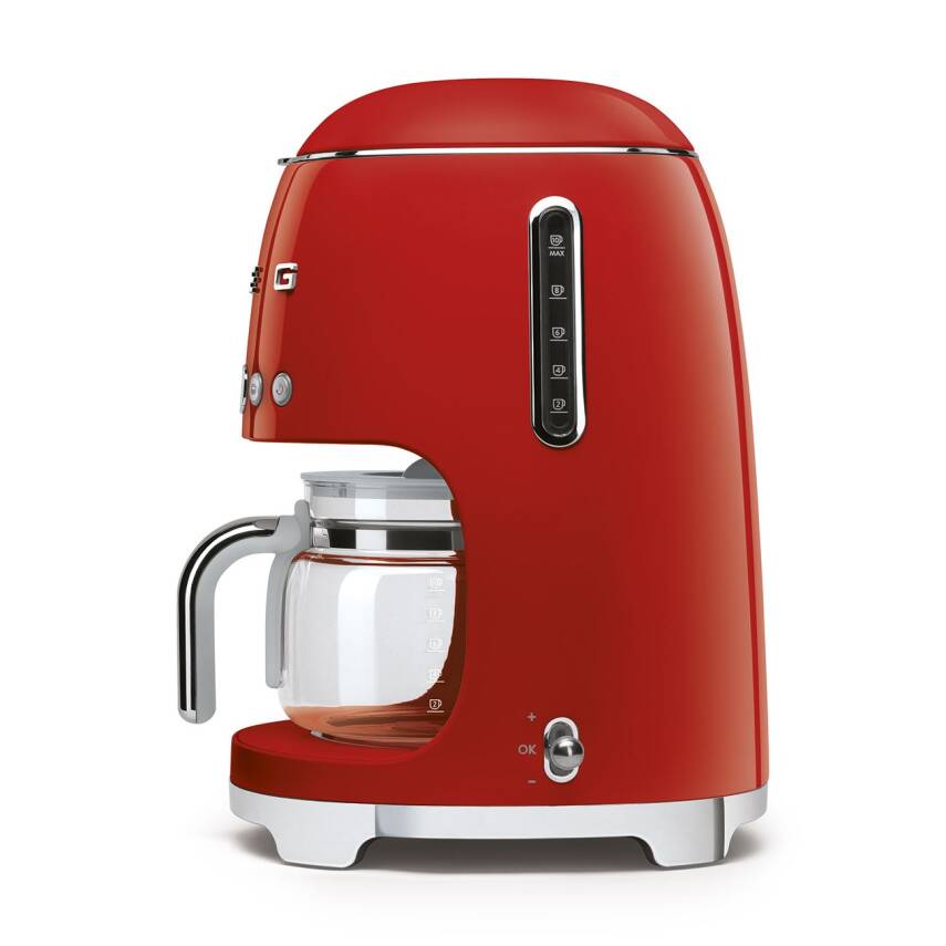 Smeg DCF02RDEU Retro Kırmızı 1.4 Litre 10 Bardak Filtre Kahve Makinesi - 3