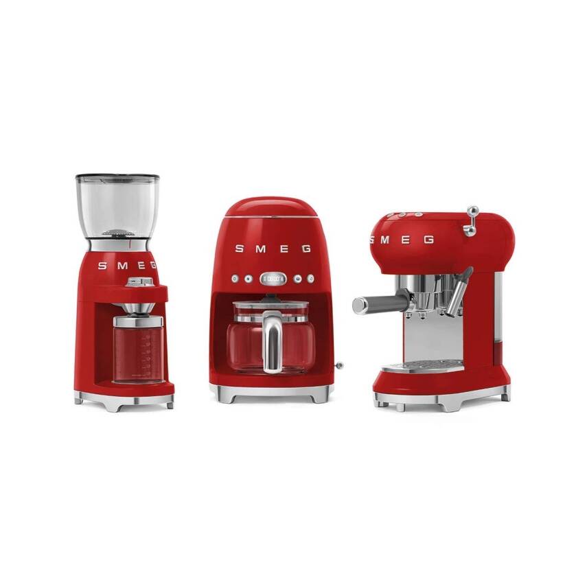 Smeg DCF02RDEU Retro Kırmızı 1.4 Litre 10 Bardak Filtre Kahve Makinesi - 6