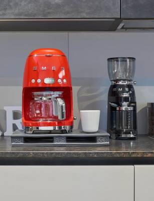 Smeg DCF02RDEU Retro Kırmızı 1.4 Litre 10 Bardak Filtre Kahve Makinesi - 7