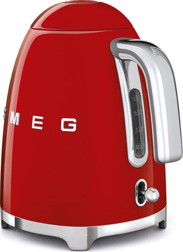 Smeg KLF03RDEU Retro Kırmızı 2400 Watt 1.7 Litre Çelik Kettle - 3