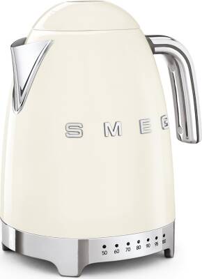 Smeg KLF04CREU Retro Krem Isı Ayarlı 2400 Watt 1.7 Litre Çelik Kettle - 2
