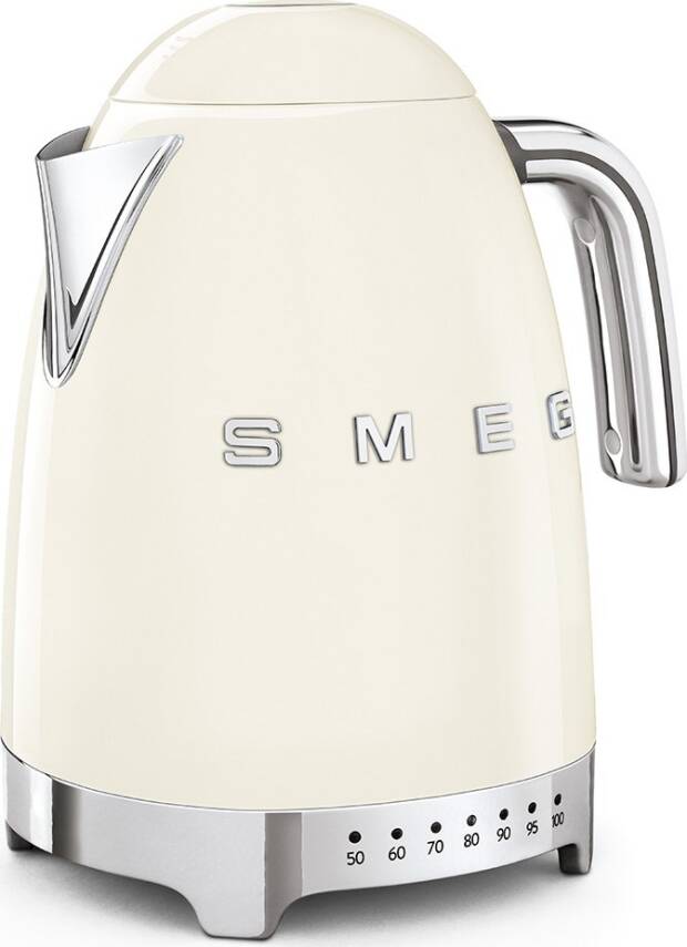 Smeg KLF04CREU Retro Krem Isı Ayarlı 2400 Watt 1.7 Litre Çelik Kettle - 2