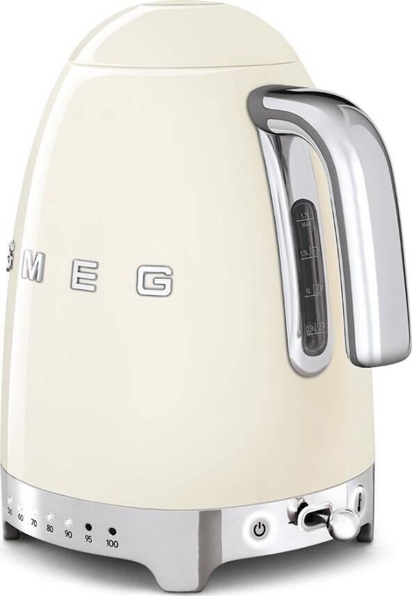 Smeg KLF04CREU Retro Krem Isı Ayarlı 2400 Watt 1.7 Litre Çelik Kettle - 3