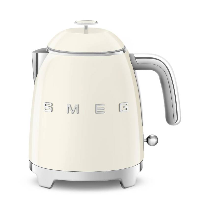 Smeg KLF05CREU 50's Style 0.8 Litre Krem Mini Kettle - 1