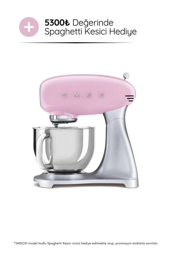 Smf02pkeu Pembe 4.8 Litre Mutfak Şefi Hamur Stand Mikseri - 2