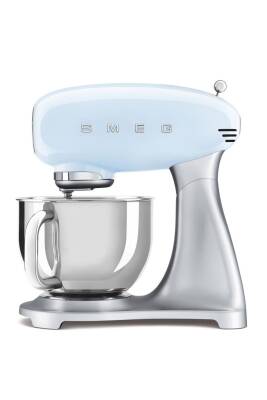 Smeg SMF03PBEU Pastel Mavi 4.8 Litre Stand Mikser - 1
