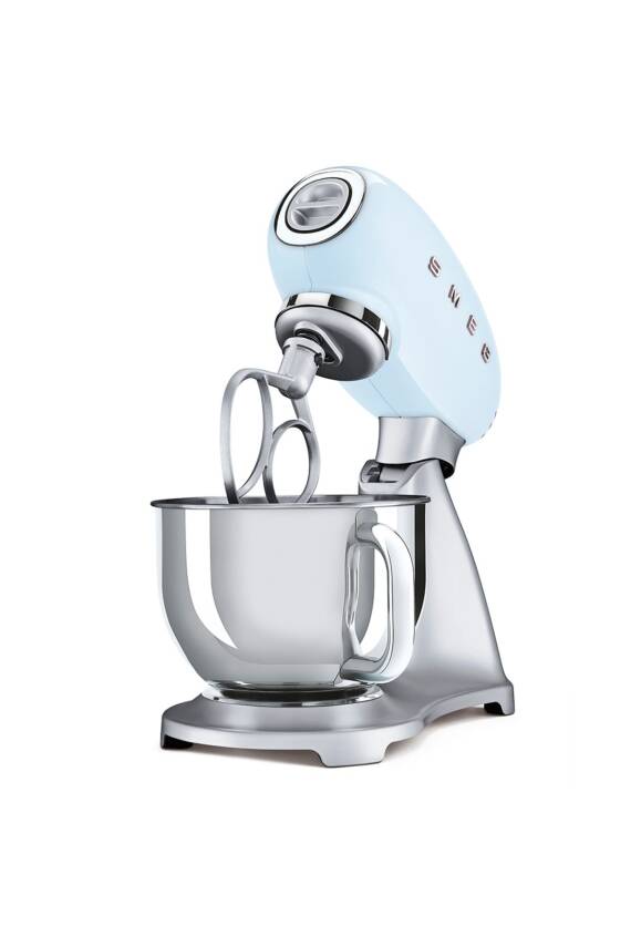 Smeg SMF03PBEU Pastel Mavi 4.8 Litre Stand Mikser - 2