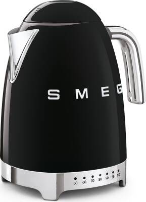 Smeg KLF04BLEU Retro Siyah Isı Ayarlı 2400 Watt 1.7 Litre Çelik Kettle - 2