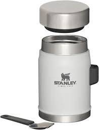 Stanley Klasik Paslanmaz Çelik Koyu Beyaz Yemek Termosu Kaşıklı 0.40 LT - 2