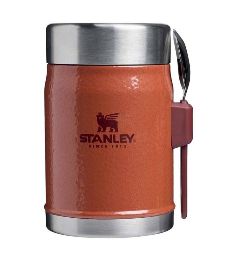 Stanley Klasik Paslanmaz Çelik Yemek Termosu Kaşıklı 0,40 Lt Kil Rengi - 1