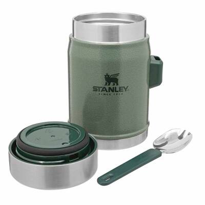 Stanley Klasik Paslanmaz Çelik Yeşil Yemek Termosu Kaşıklı 0.40 Litre - 3