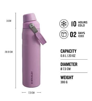 Stanley The Aerolight IceFlow Lila Soğuk Su Termosu 0.60 Lt - 2