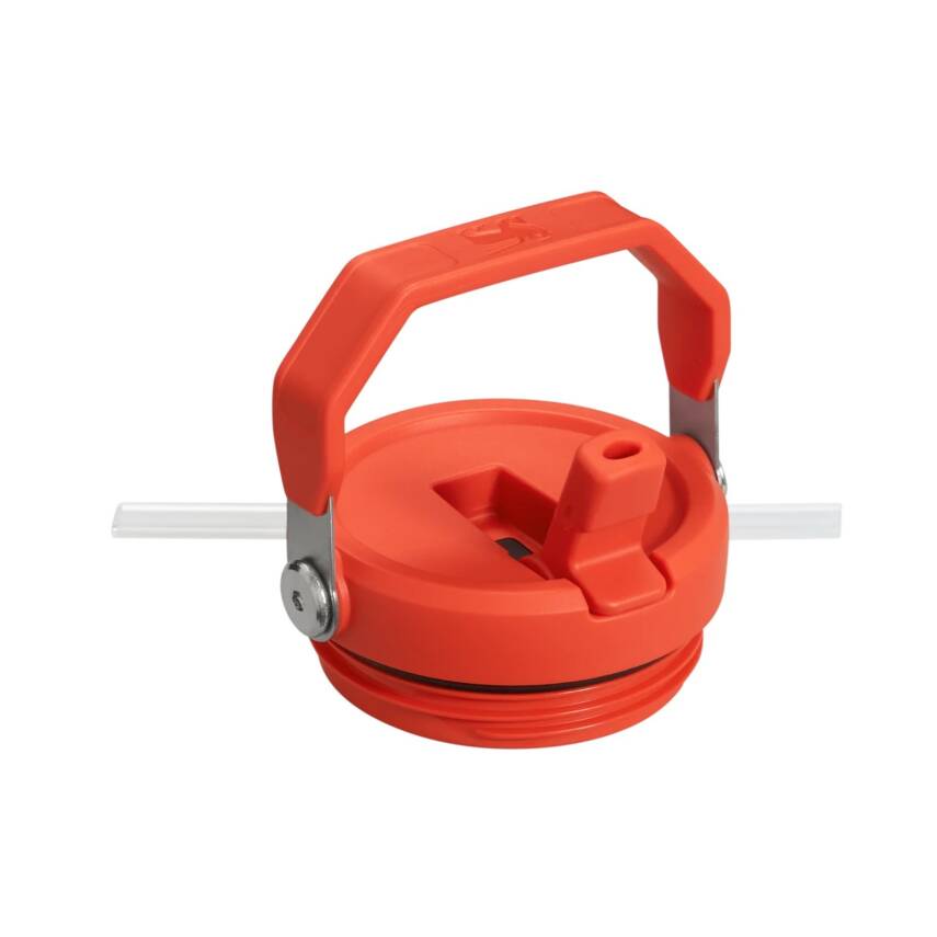 Stanley The Iceflow Flip Straw Pipetli Termos Bardak 0,89L Mor/Turuncu - 3