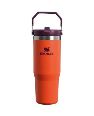Stanley The IceFlow Flip Straw Turuncu Pipetli Termos Bardak 0.89 LT - 2