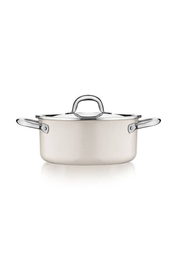 Jumbo Swiss Crystal Krem 7 Parça Tencere Seti - 4