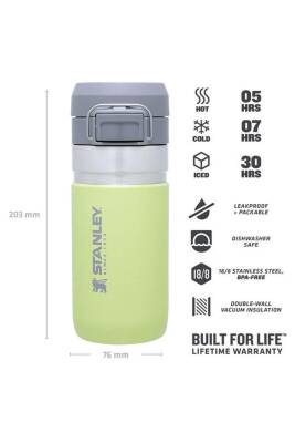 Stanley The Quick Flip Paslanmaz Çelik Açık Yeşil Termos Bardak 0.47 Litre - 2