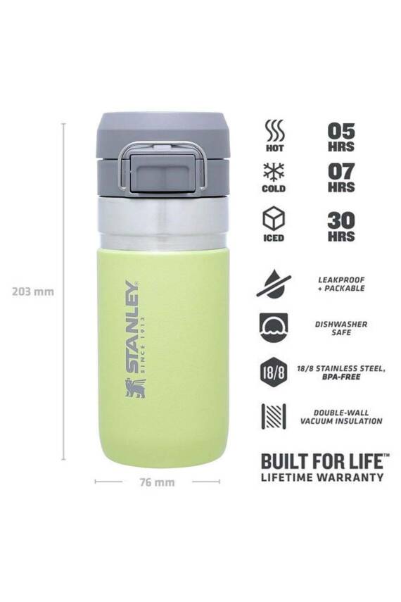 Stanley The Quick Flip Paslanmaz Çelik Açık Yeşil Termos Bardak 0.47 Litre - 2