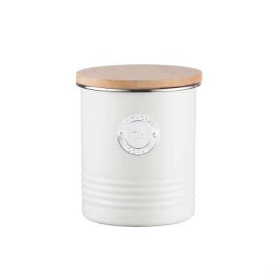Typhoon Living Serisi Çay Saklama Kabı Krem Y 14 x Çap 12 cm. -1 Lt - 1