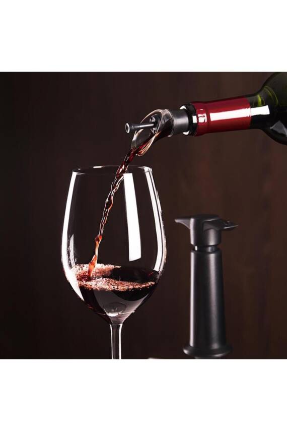Vacu Vin 6504606 2 Parça Şarap Dökücü Tıpa - 2