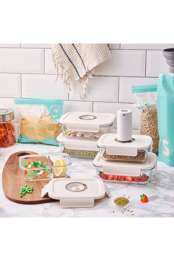 Vacuum & Fresh 25 Parça Saklama Kabı Seti - 1