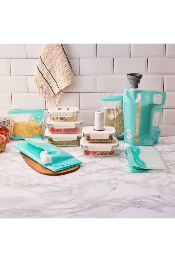 Vacuum & Fresh 25 Parça Saklama Kabı Seti - 3