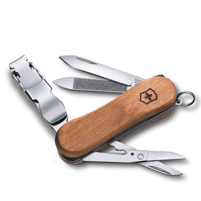 Victorinox 0.6461.63 NailClip Wood 580 Tırnak Makaslı Çakı - 1