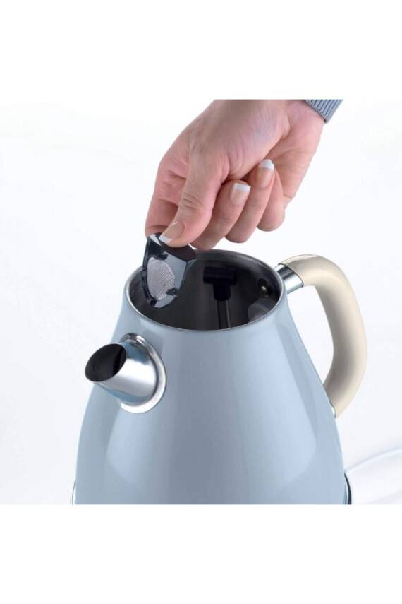 Vintage 2869 Çelik Kettle Mavi - 4
