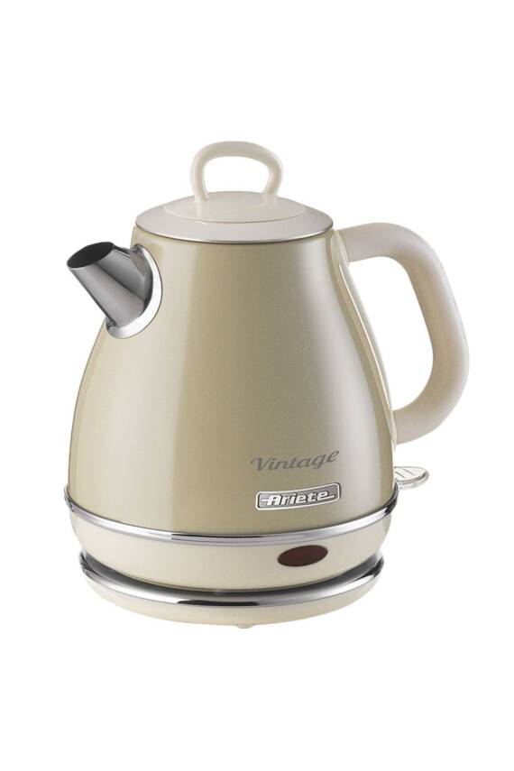 Ariete 2868/03 Vintage 1 Litre Su Isıtıcı Kettle - Bej - 1