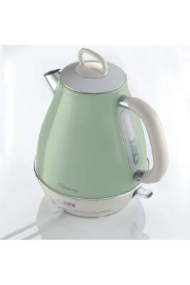 Vintage Yeşil 1.7 Litre Kettle Ve Iki Hazneli Ekmek Kızartma Makinesi - 3