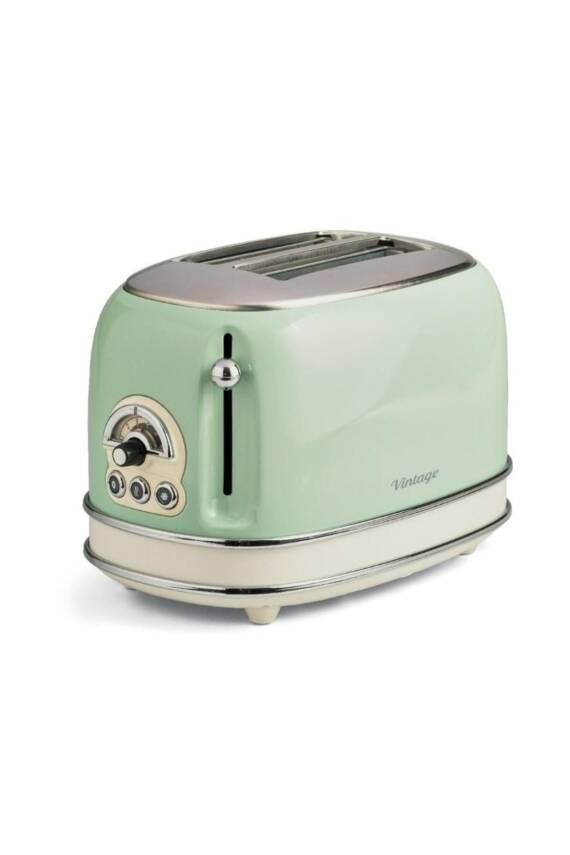 Ariete 00C015514AR0 Vintage Ekmek Kızartma Makinesi Yeşil - 1